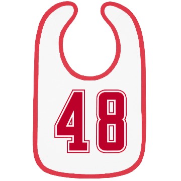 Discover Red Number 48 Team Junior Sports Numbered Bibs
