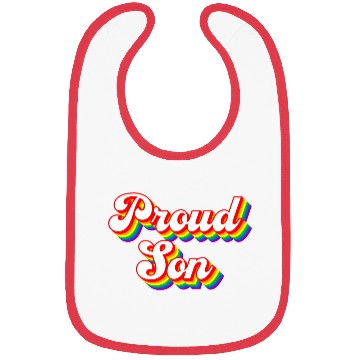 Discover Proud Son Lgbtq Rainbow Bibs