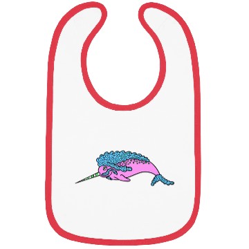 Discover Seapoodle Narwhal Bibs