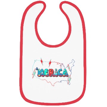 Discover Merica Happy 4Th Of July Independence American Day Bibs