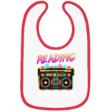 Discover Back To School Retro Reading Is My Jam 80S Teacher Bibs