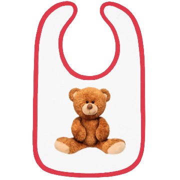 Discover Real Teddy Bear Illustration Bibs