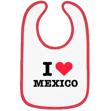Discover I He Meco White Bibs I Love Meco