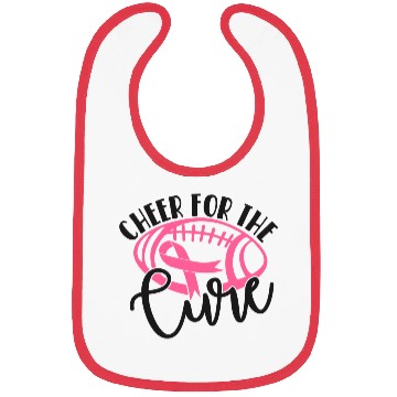 Discover Cheer For The Cure Pink Breast Cancer Awareness Bibs