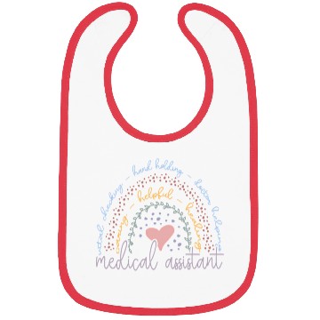 Discover Rainbow Medical Assistant Bibs