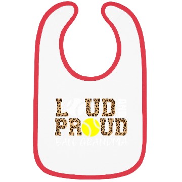 Discover Loud And Proud Baseball Softball Grandma Ball Bibs