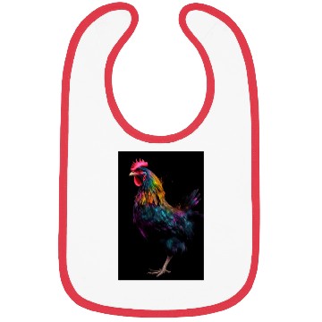 Discover Chicken Colorful Farmer Bibs
