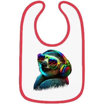 Discover Sloth Music Bibs