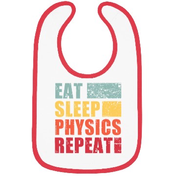 Discover Eat Sleep Physics Repeat Bibs