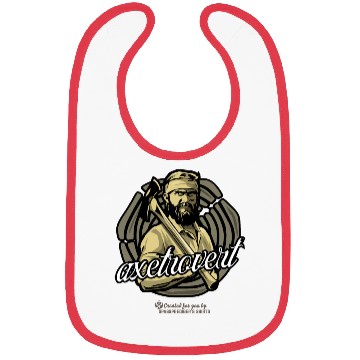 Discover Lumberjack Axetrovert Quirky Pun and Logger Design Bibs