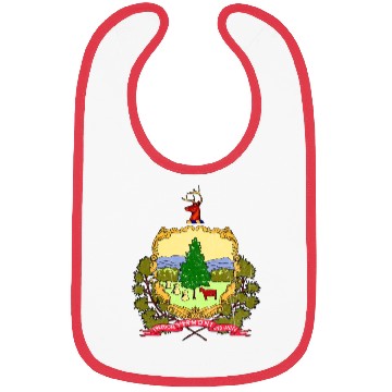 Discover Vermont Flag State Vintage Bibs