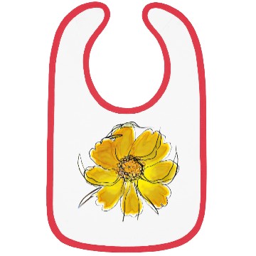 Discover Radiant Yellow Blossom Flower Bibs