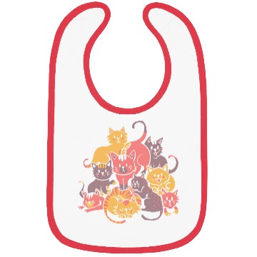 Discover Cats Pile Mountain Of Cute Kittens Bibs