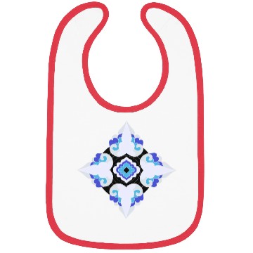 Discover Geometric Snowflakes Bibs