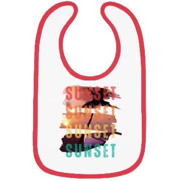 Discover Sunset on the Beach Bibs