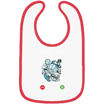 Discover Volleyball Player Team Phone Display Call The Ball Bibs