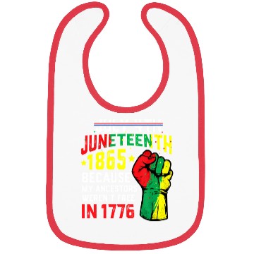 Discover July 4Th Juneteenth 1865 African Melanin Black Pro Bibs