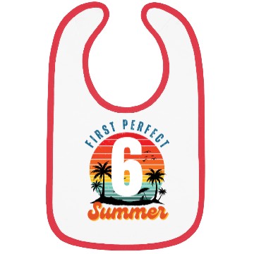 Discover First perfect number summer light version Bibs