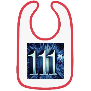 Discover Aqua Charm: Lucky 1111 Ladybug Bibs