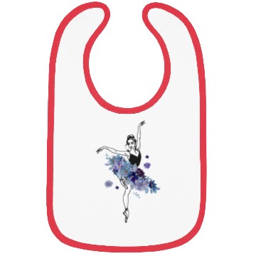 Discover Ballet Dancer Dance Girl Ballerina Bibs