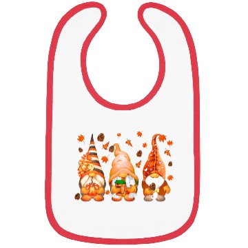 Discover It's Fall Y'all Cute Gnomes Pumpkin Autumn Fall Bibs