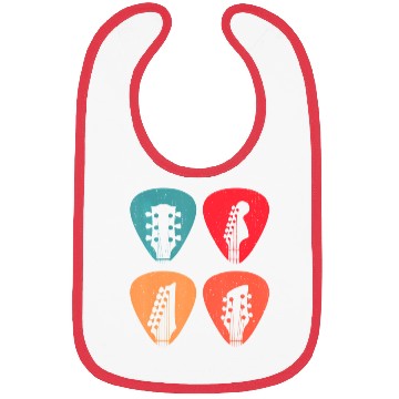 Discover Guitar Head Guitar Player Bibs