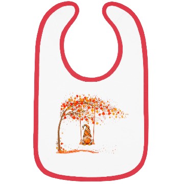 Discover Happy Fall Y'all Gnomes Pumpkin Autumn Vibes Bibs