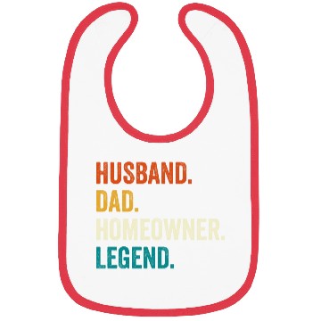 Discover Husband Dad Homeowner Legend Bibs