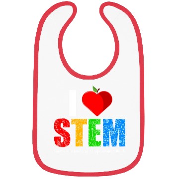 Discover I Love Stem Teacher Science Technology Bibs