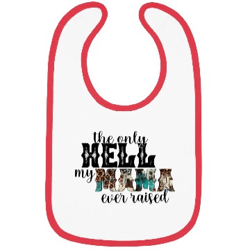 Discover Retro Leopard Only Hell My Momma Ever Raised Weste Bibs