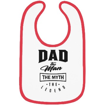 Discover Dad The Myth The Legend Bibs