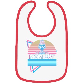 Discover Robot Robotics Mom Retro Bibs