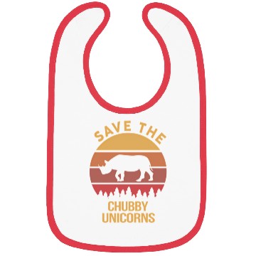 Discover Save The Chubby Uorns Eco-Friendly Eh Day Bibs