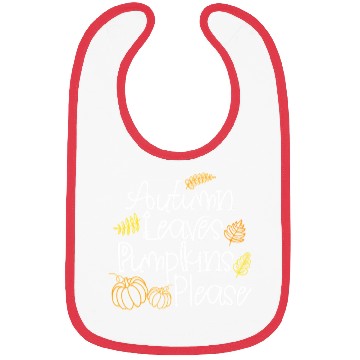 Discover Autumn Leaves Pumpkins Please Thanksgiving Fall Bibs