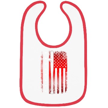 Discover American Flag Baseball - Baseball Bibs