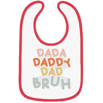 Discover Dada Daddy Dad Bruh Funny Dad Bibs