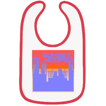 Discover Basketball Gift: Sunset Hoops Bibs