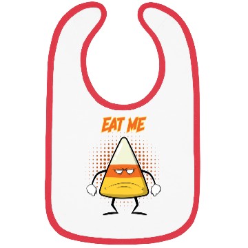 Discover Mean Candy Corn Bibs