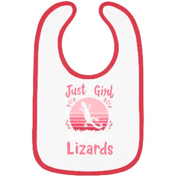 Discover Lizard Reptile Lizard Lover Retro Bibs
