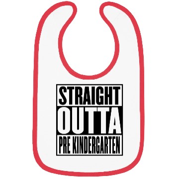 Discover Straight Outta Pre School Graduation Bibs