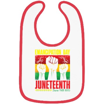 Discover Ecipation Day 1865 African American Juneteenth Fla Bibs