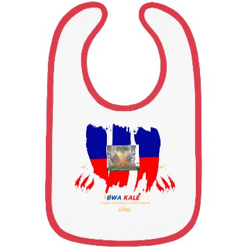 Discover Haitian Flag Bwa Kale Bibs