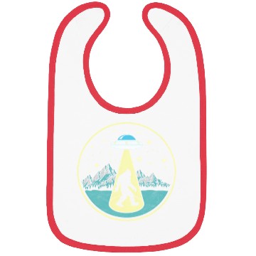 Discover Bigfoot Abduction Sasquatch Ufo Alien Bibs