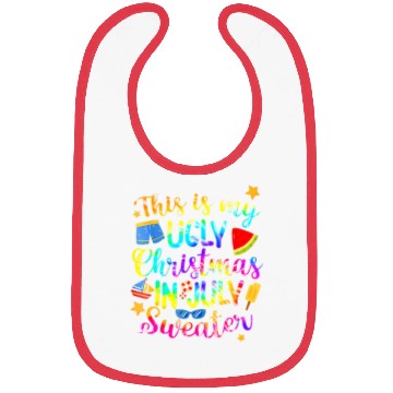Discover This Is My Christmas In July Sweater Summer Bibs