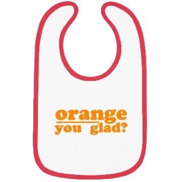 Discover orange you glad green Bibs
