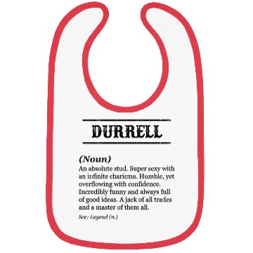 Discover Durrell Name Definition Phrase tzed Bibs