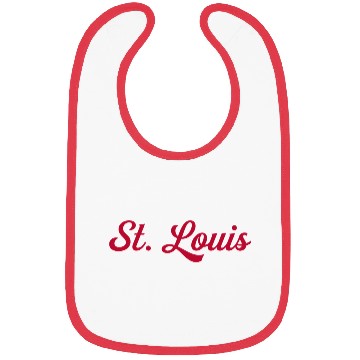 Discover St Louis 1970S Wordmark Script Bibs
