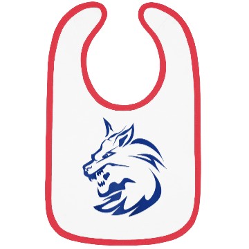 Discover lightning lone wolf design raglan baseball Bibs Tan