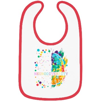 Discover Embrace Neurodiversity Brain Autism Bibs