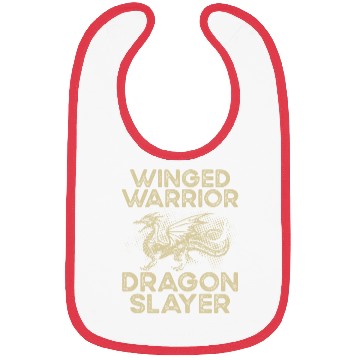 Discover Winged warrior dragon slayer Bibs